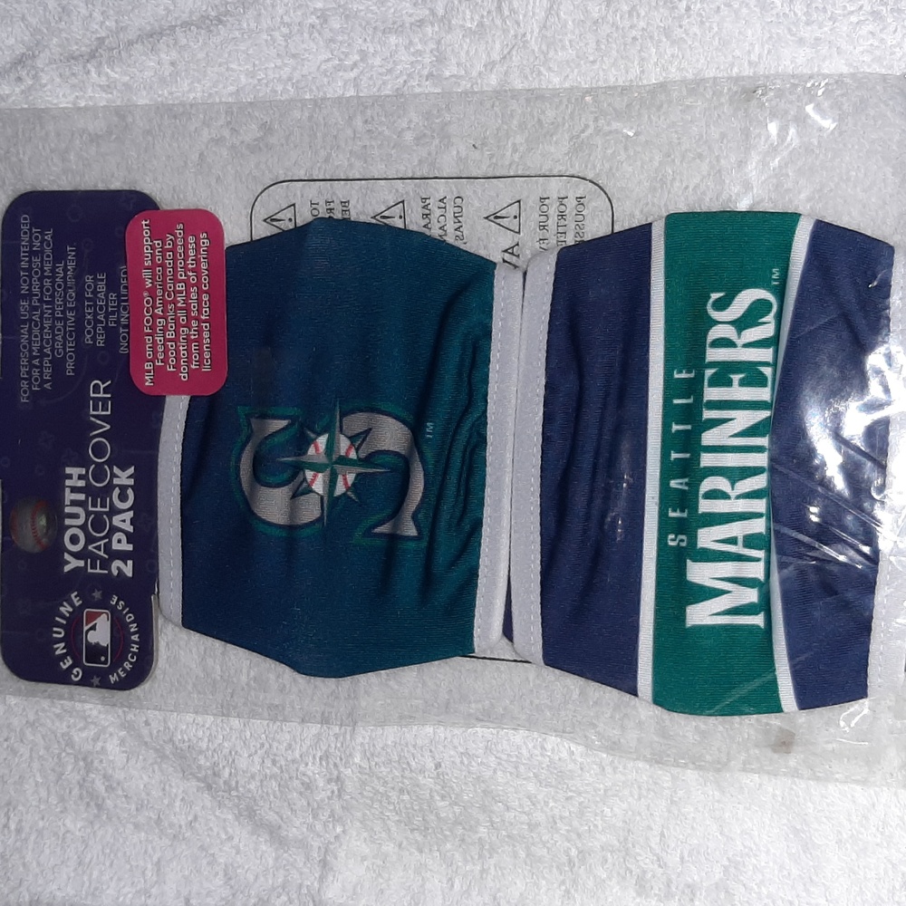🤑Seattle Mariners Youth Facemasks